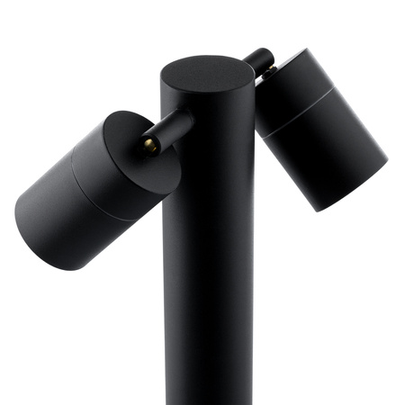 Venkovní zahradní lampa 2x GU10, sloupek stojací reflektor 45cm LUMILED