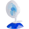 Stolní ventilátor Cirkulátor vzduchu Stojací stolní ventilátor 31cm 13W bílo-modrý + klip
