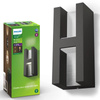 Zahradní lampa LED nástěnná lampa SHADOW myGarden 2x4.5W 2700K IP44 Horní-spodní antracit PHILIPS