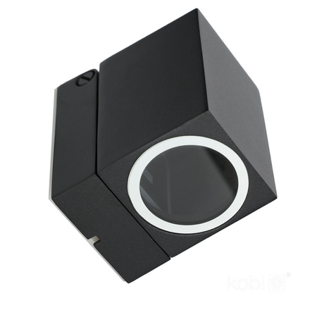 Zahradní venkovní nástěnné svítidlo GU10 IP44 Black Quazar Kobi