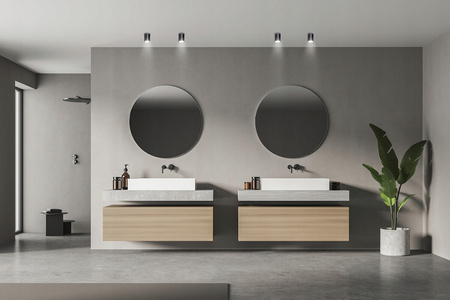 Stropní svítidlo Spot Tuba LED Halogen GU10 Round Graphite IP65 Aqilo Kanlux