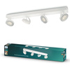LED stropní svítidlo 4x 4,5W 2700K stmívatelné CLOCKWORK Moving White PHILIPS