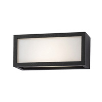 Venkovní zahradní lampa LED fasádní nástěnná lampa 10W 480lm 4000K IP54 černá Moderní Lublin Rabalux