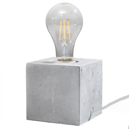 Betonová noční stolní lampa ARIZ E27 SOLLUX
