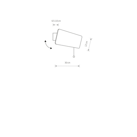 OSLO 9700 Nowodvorski dřevěné nástěnné svítidlo E14 Dřevo + ocel Minimalistické nástěnné svítidlo