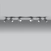 MERIDA stropní svítidlo 6xGU10 Reflektor Halogenové svítidlo Pohyblivé 118cm Šedá SOLLUX