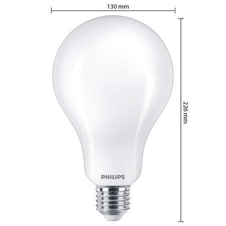 LED žárovka E27 A95 23W = 200W 3452lm 6500K Cold PHILIPS