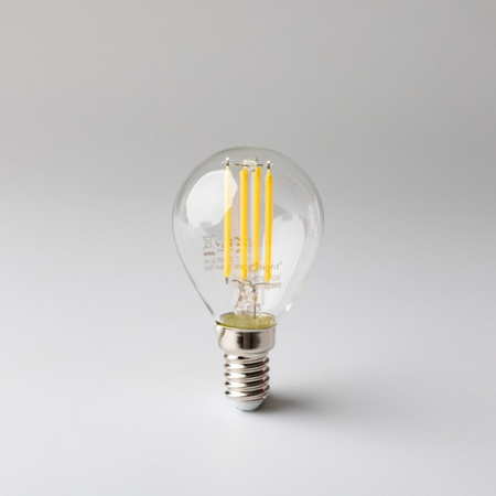 LED žárovka kapka P45 E14 6W 720lm 2700K teplá bílá FILAMENT Ecolight