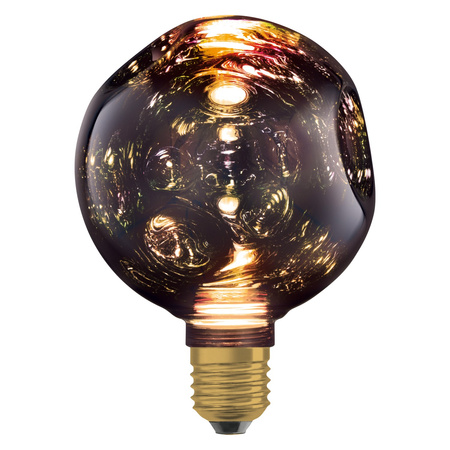 LED žárovka E27 Sphere 3,5W 300lm 2700K teplá bílá Decorative Black ELECTRO GLASS MEDIUM Osram