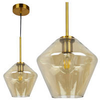 Sanico Goldlux E27 Gold Grea-s Dekorativní závěsné stropní svítidlo