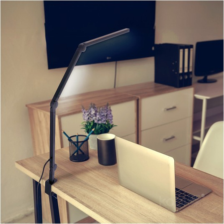 Stolní lampa LED 20W 800lm CCT 120° černá Tenuix Kobi