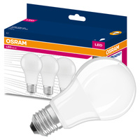 3PAK LED žárovka A60 E27 8,5W = 60W 806lm 2700K Warm OSRAM Value