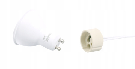 10x keramická patice pro žárovky LED GU10