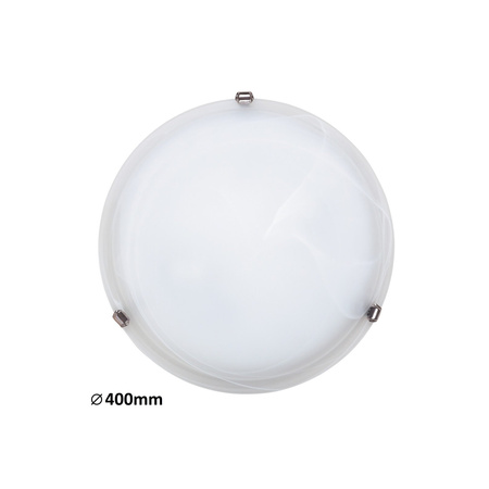 Plafond LED stropní svítidlo Povrchová montáž 2x E27 White Classic Alabastro Rabalux
