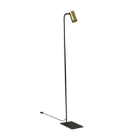 MONO FL 7711 Nowodvorski Černo-zlatá stojací lampa GU10 Moderní