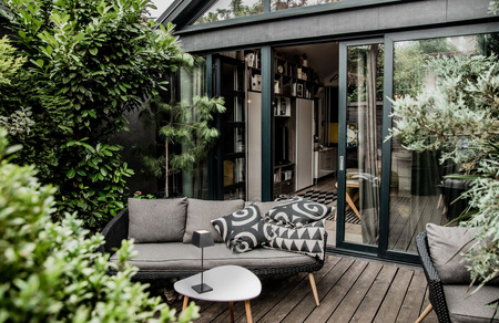 Venkovní zahradní lampa MAHA LED 8398 IP54 2.2W 3000K Černá Nowodvorski