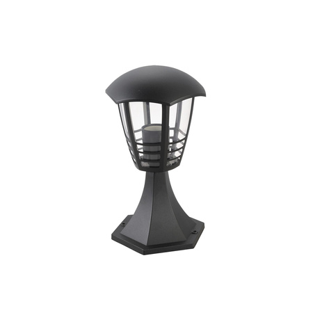 Venkovní LED zahradní lampa MARSEILLE E27 IP44 Tyč 30cm Černá RABALUX