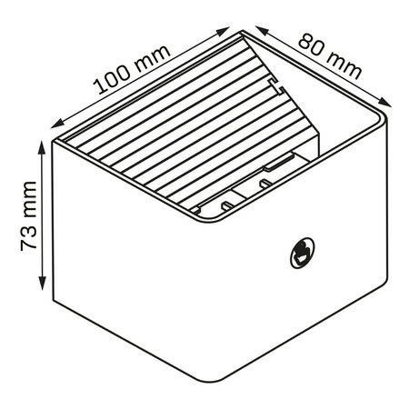 Dekorativní LED lampa 2,5 W 150 lm CCT černá Stmívatelná Miri Sanico Goldlux