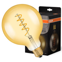 LED žárovka E27 G125 4W = 28W 300lm 2000K Teplá bílá 300° OSRAM Vintage 1906