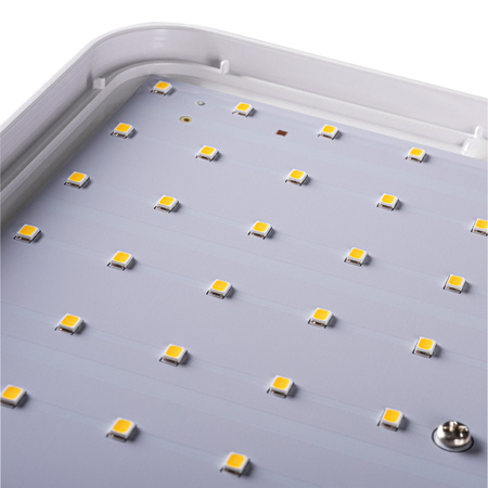 Plafond LED stropní světlo s pohybovým senzorem 24W 2280lm 4000K neutrální IP54 bílé VARSO KANLUX