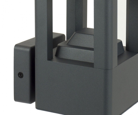 Venkovní zahradní fasádní svítidlo NÁSTĚNNÉ SVÍTIDLO Ventilátor hranatý FKW-K100 GX53 Su-Ma