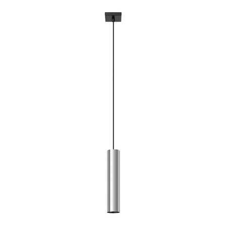 LAGOS 1 GU10 Chrome Moderní stropní závěsné svítidlo SOLLUX