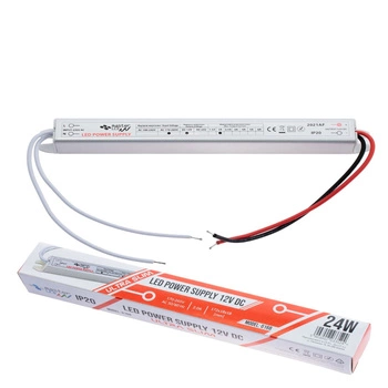 Napájení LED pásků 2A 24W 12V DC SLIM nábytkový zdroj