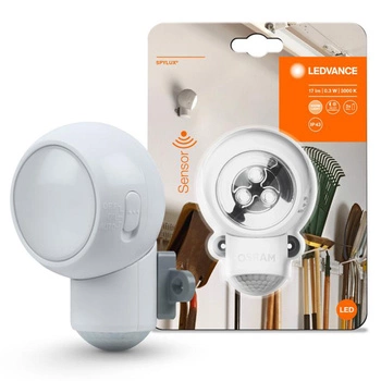 LED světlo na baterie SPYLUX White 0,3W 17lm 3000K Warm IP43 LEDVANCE Motion Sensor