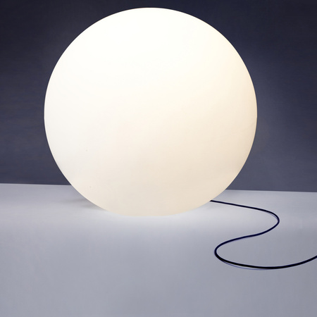 Venkovní zahradní lampa CUMULUS L 6978 E27 IP44 60 cm koule Bílá Moderní Nowodvorski