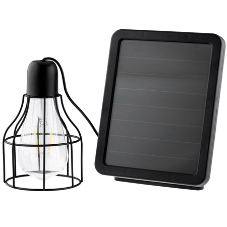 LED solární lampa Venkovní zahradní závěsná 3000K IP44 soumrakový senzor