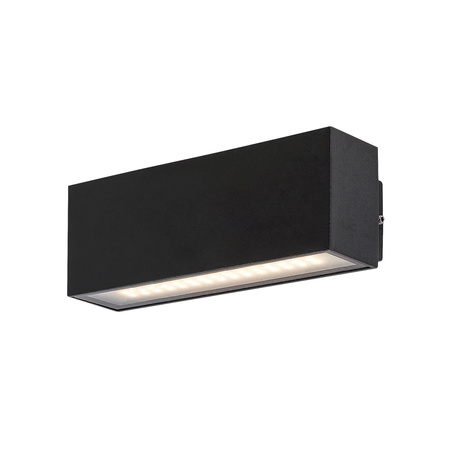 Venkovní zahradní lampa LED fasádní nástěnná lampa 10W 720lm 4000K IP54 černá Moderní Mataro Rabalux