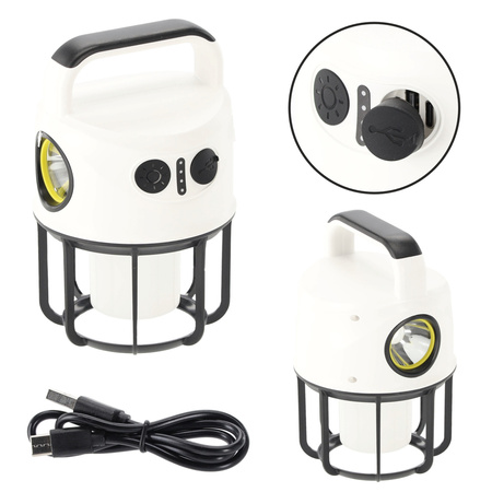 Camping Camping Light dobíjecí LED turistické USB-C svítilna