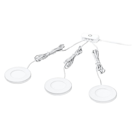 LED panelové bodové svítidlo 8,5W 390lm CCT Mesh White Magnet Ledvance