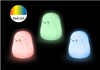 Dětská dekorativní noční lampa 0,4W 29lm 3000K RGB bílá Industrial Baloo 5410 Rabalux