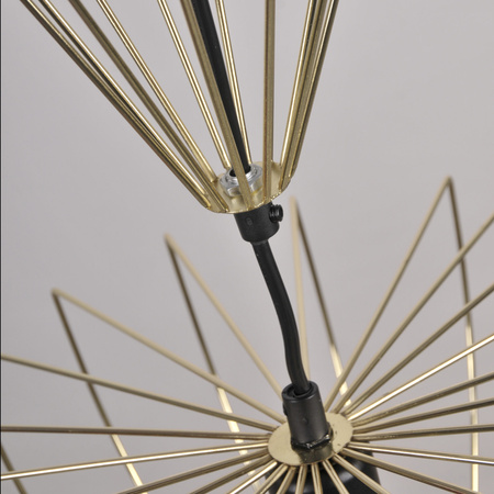 Závěsné stropní svítidlo Sanico Goldlux E27 Gold Jasmina