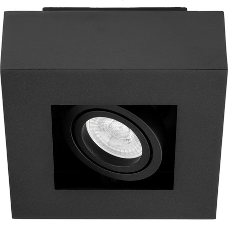 Přisazený HALOGEN Movable SPOT GU10 Square Black AURI LUMILED