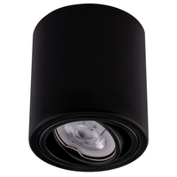 Přisazené svítidlo HALOGEN Aluminium Black SPOT TUBE 10cm pro LED GU10 Bellalux