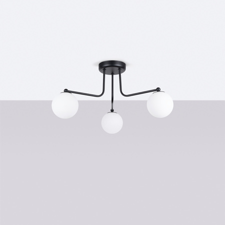 Lustr Stropní závěsné svítidlo 3x G9 černá bílá Astral French Sky SL.1662 Sollux