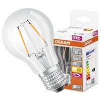 LED žárovka E27 A60 2W = 25W 250lm 2700K Teplá bílá 320° Vlákno Stmívatelné OSRAM SUPERSTAR