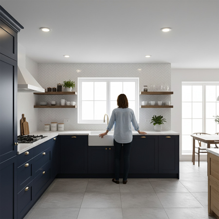 Halogenová Osvětlení Podhledová Koupelnová Hermetická GU10, IP44 Stálá Bílá AQUS LUMILED