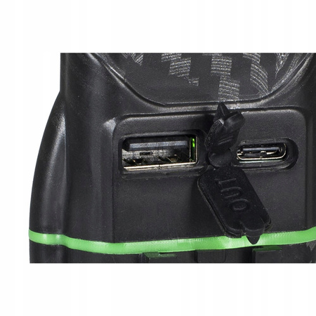 LED svítilna na kolo USB-C držák 6 režimů 600lm IP65 Funkce Powerbanka VAYOX