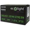 Napájecí zdroj LED na lištu DIN Premium Line 45W 24V Ecolight