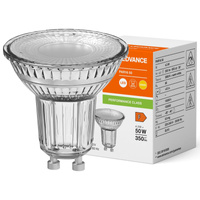 LED žárovka GU10 4.3W = 50W 350lm 3000K Teplá bílá 36° sklo LEDVANCE Performance Class