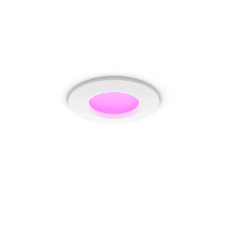 LED panel zapuštěný do podhledu 8,3 W 1000 lm IP44 Bílé a barevné ambiance RGB + TW White Smart SMART Zigbee Bluetooth Slim Downlights Philips HUE