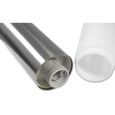 Venkovní zahradní lampa E27 SILVER POST 65cm s pohybovým a soumrakovým senzorem