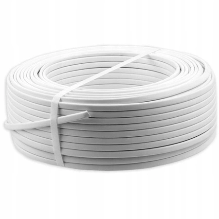 Kabel YDYp 450/750V 2x1.5mm Bílý 1m KABEL ELEK.