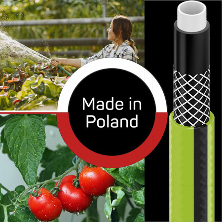 Zahradní hadice na vodu 4 vrstvy s opletem 3/4" 50 m silná QUATTRO CELLFAST