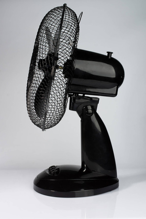 Stolní ventilátor Cirkulátor vzduchu Stojací stolní ventilátor 49cm 30W Černý