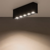 LED svítidlo pro povrchovou montáž 20W 1700lm 3000K Warm SPOT TUBA Black MIDI LED 10055 Nowodvorski