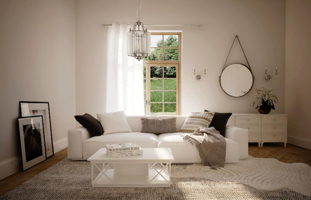 HAMPTON II Nástěnné svítidlo 8155 Nowodvorski Chrome 2xE14 Nástěnné svítidlo Classic